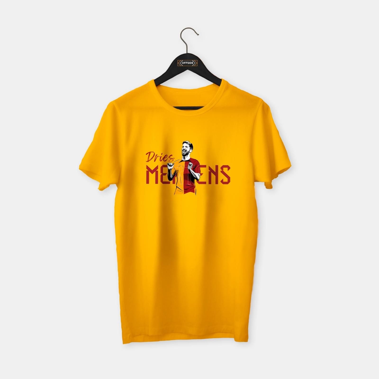 Dries Mertens T-shirt Koyu Sarı - S