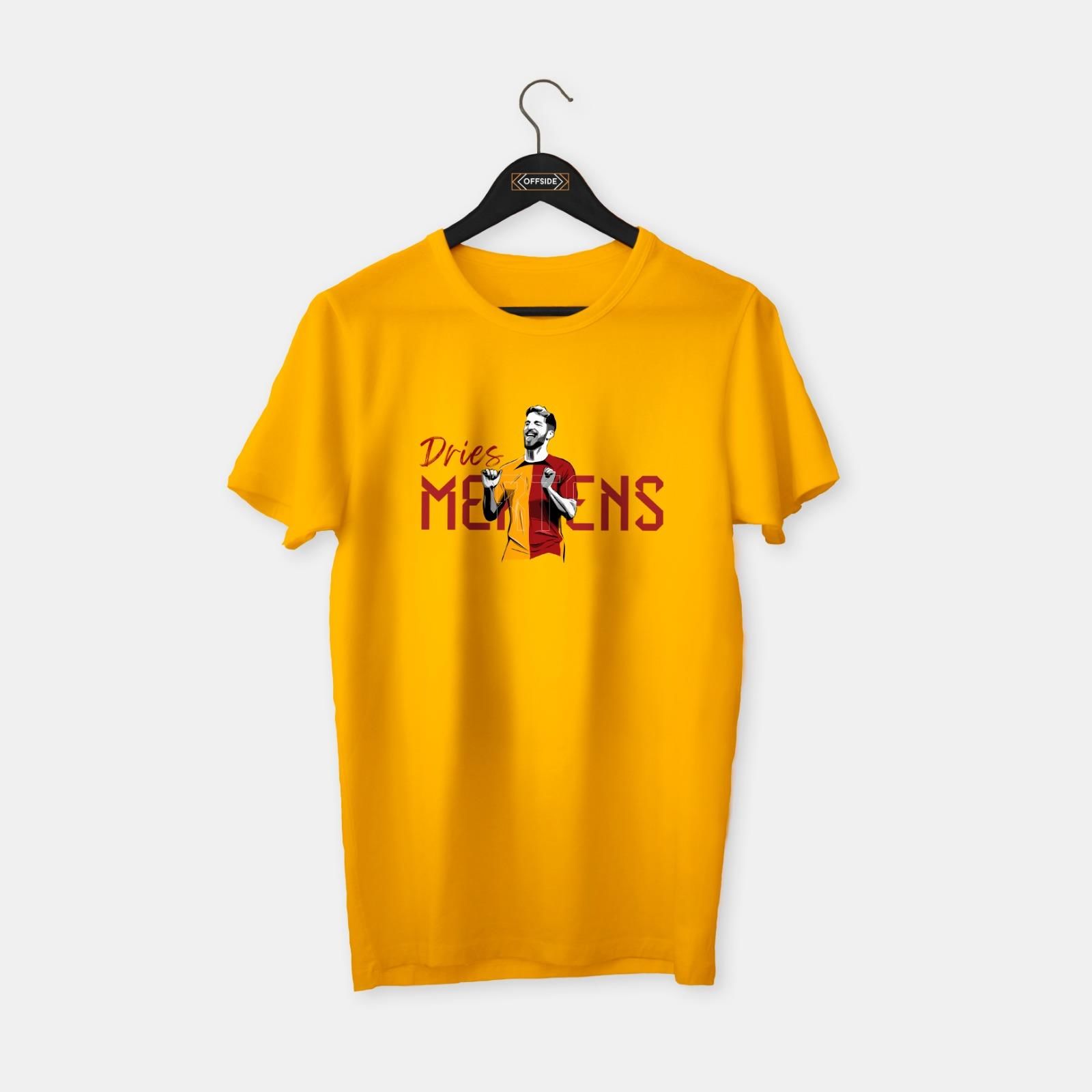 Dries Mertens T-shirt Koyu Sarı - XL