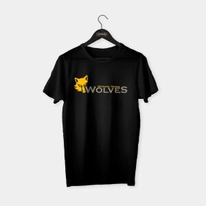 Wolves T-shirt Siyah - S