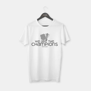 We are the Champions T-shirt Beyaz - L