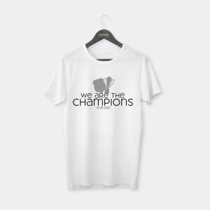 We are the Champions T-shirt Beyaz - M