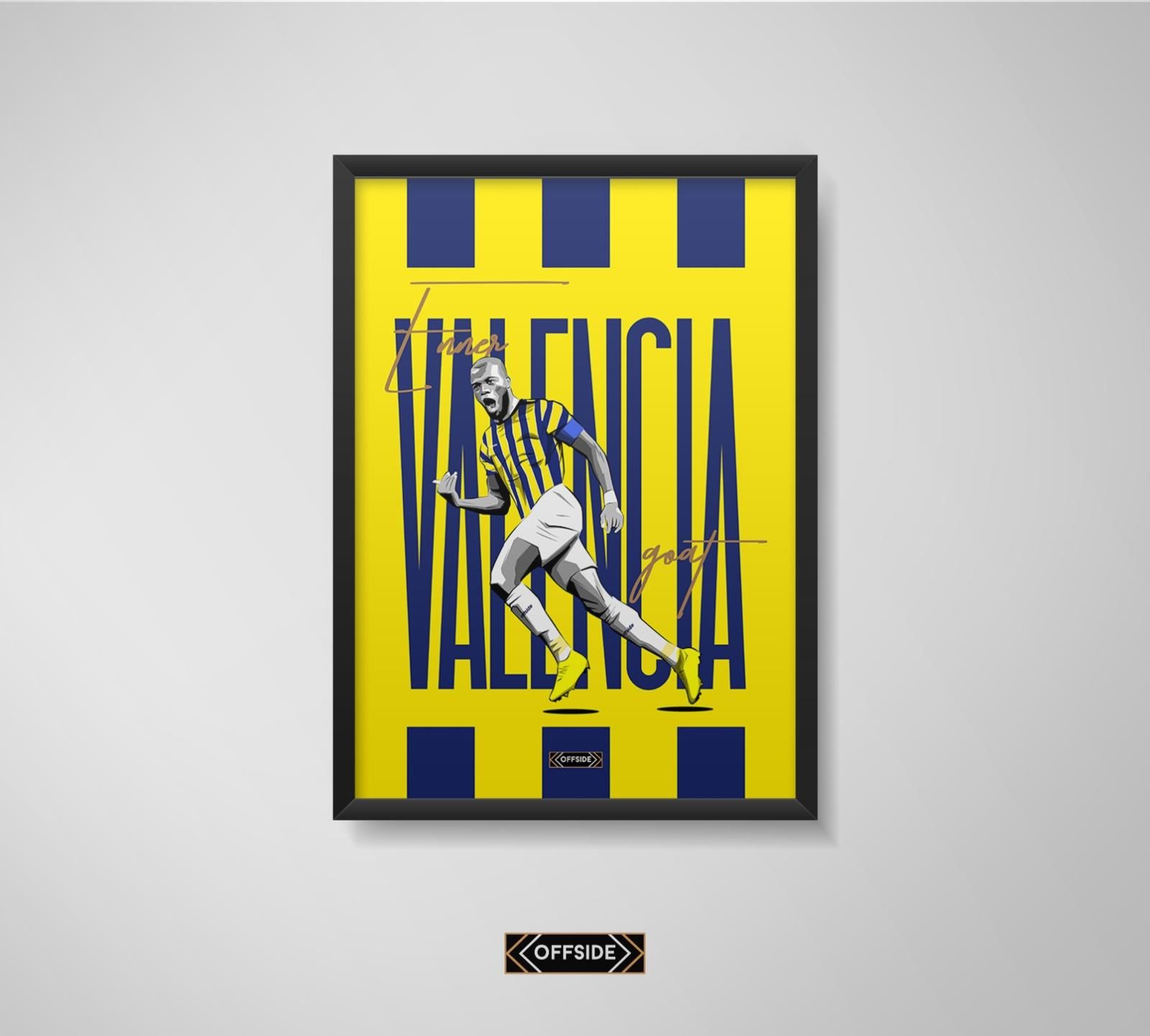 Enner Valencia Poster Siyah Çerçeve
