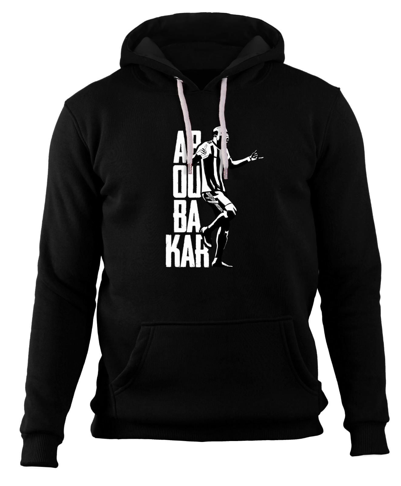 Aboubakar Kapüşonlu Sweatshirt Siyah - S