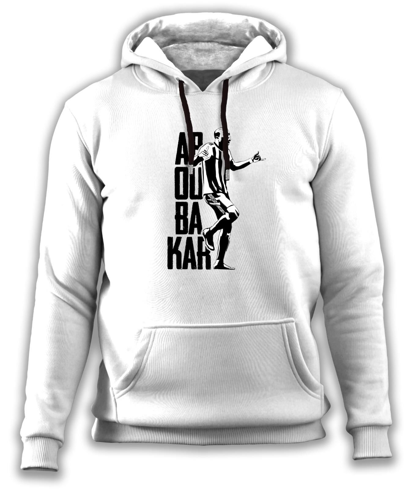 Aboubakar Kapüşonlu Sweatshirt Beyaz - M