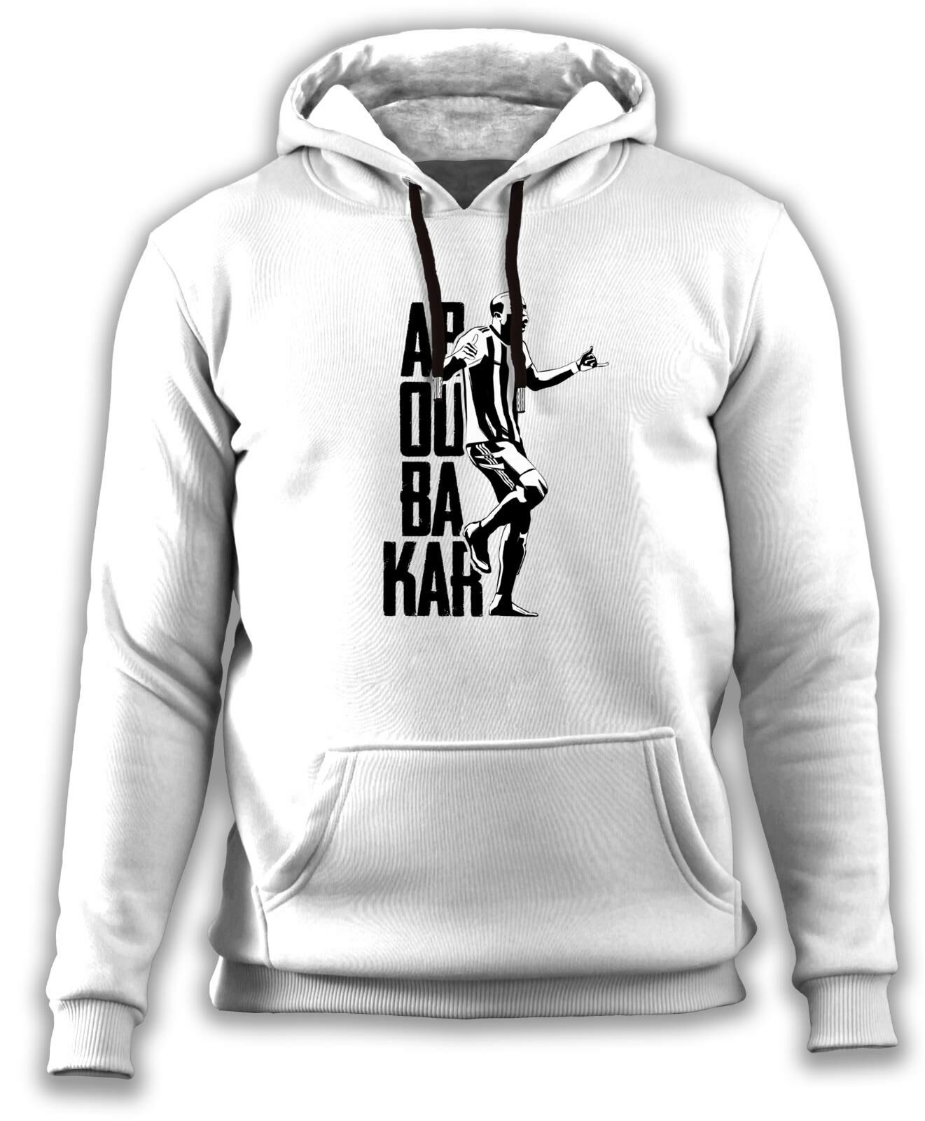 Aboubakar Kapüşonlu Sweatshirt Beyaz - XL