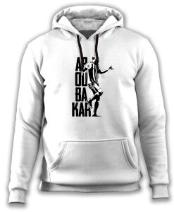 Aboubakar Kapüşonlu Sweatshirt Beyaz - XL
