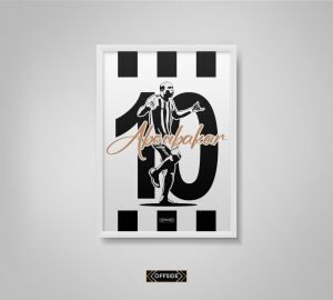 Aboubakar Poster Beyaz Çerçeve