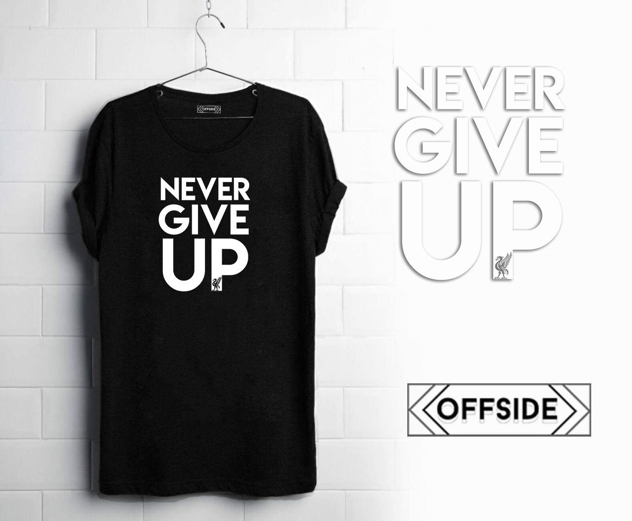 Liverpool -  Never Give Up ! T-shirt