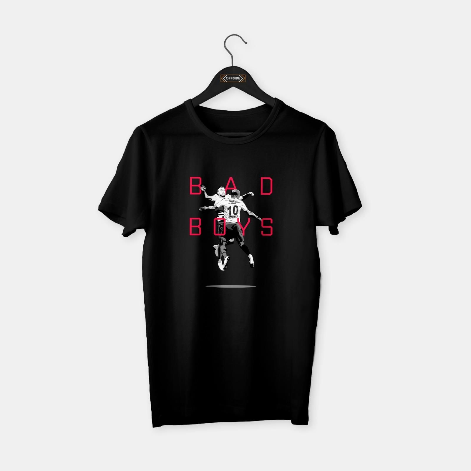 Cenk Tosun & Aboubakar 'Bad Boys' T-shirt Siyah - XL