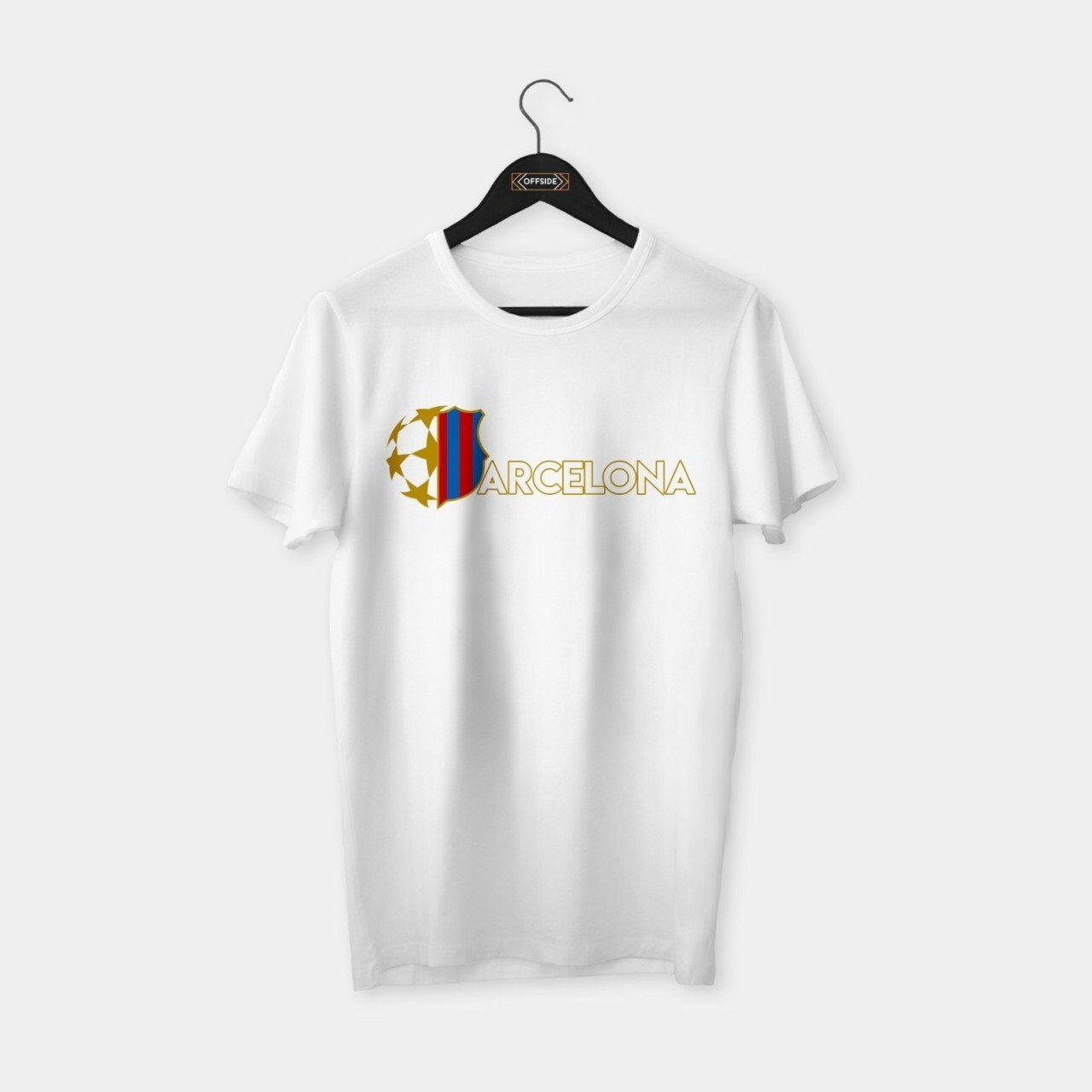 Barcelona 'Champion' T-shirt Beyaz - M