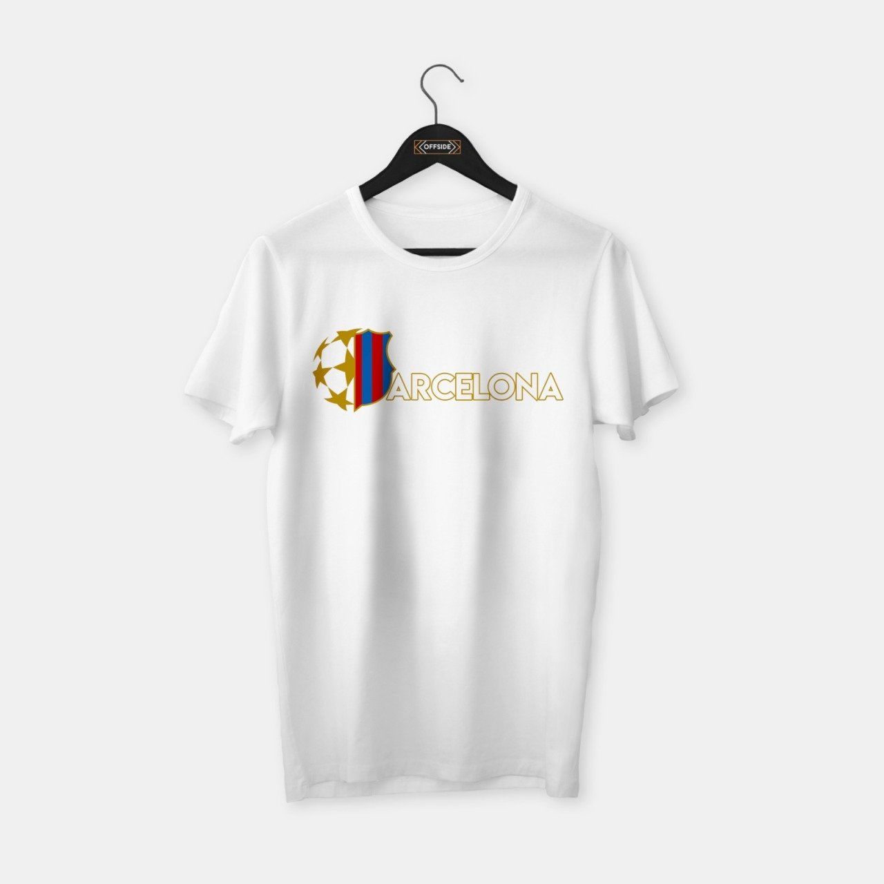 Barcelona 'Champion' T-shirt Beyaz - XL