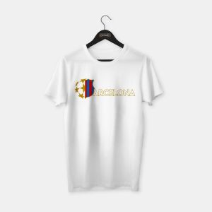 Barcelona 'Champion' T-shirt Beyaz - XL
