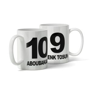 Cenk Tosun & Aboubakar 'Bad Boys' Baskılı Kupa Bardak