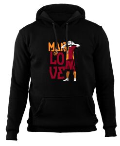 Mauro Icardi (Sarı Saçlı Çizim) Kapüşonlu Sweatshirt Siyah - XL