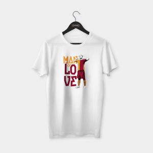 Mauro Icardi (Sarı Saçlı Çizim) T-shirt Beyaz - M