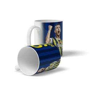 Dzeko Lacivert Tasarım Baskılı Kupa Bardak