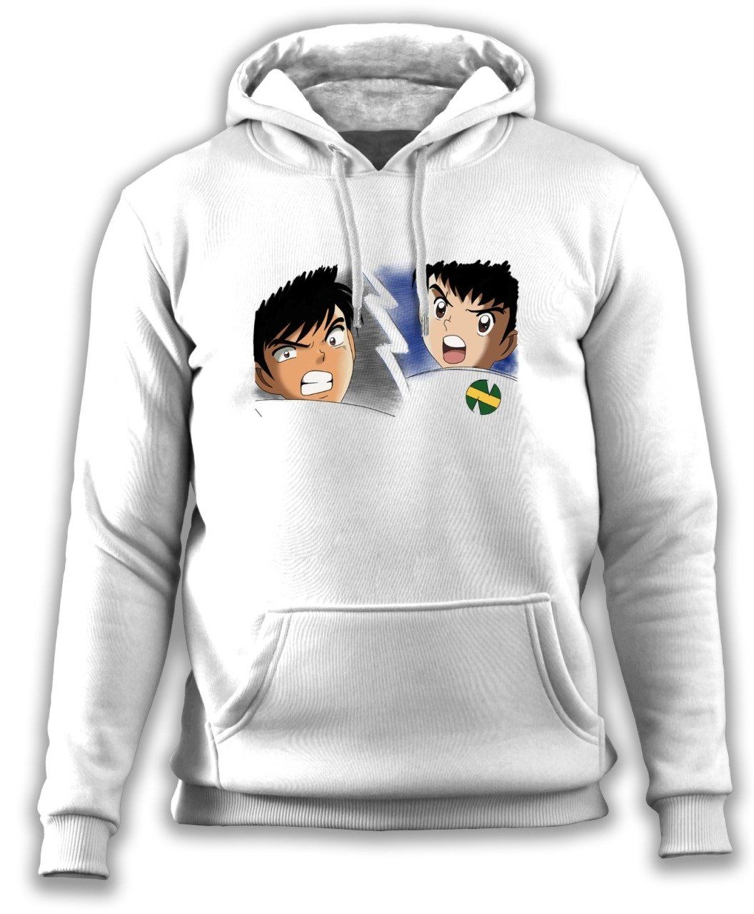 Tsubasa & Hyuga Sweatshirt Beyaz - XXL