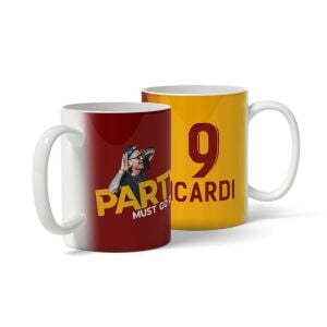 Mauro Icardi Party Must Go On Tasarım Baskılı Kupa Bardak