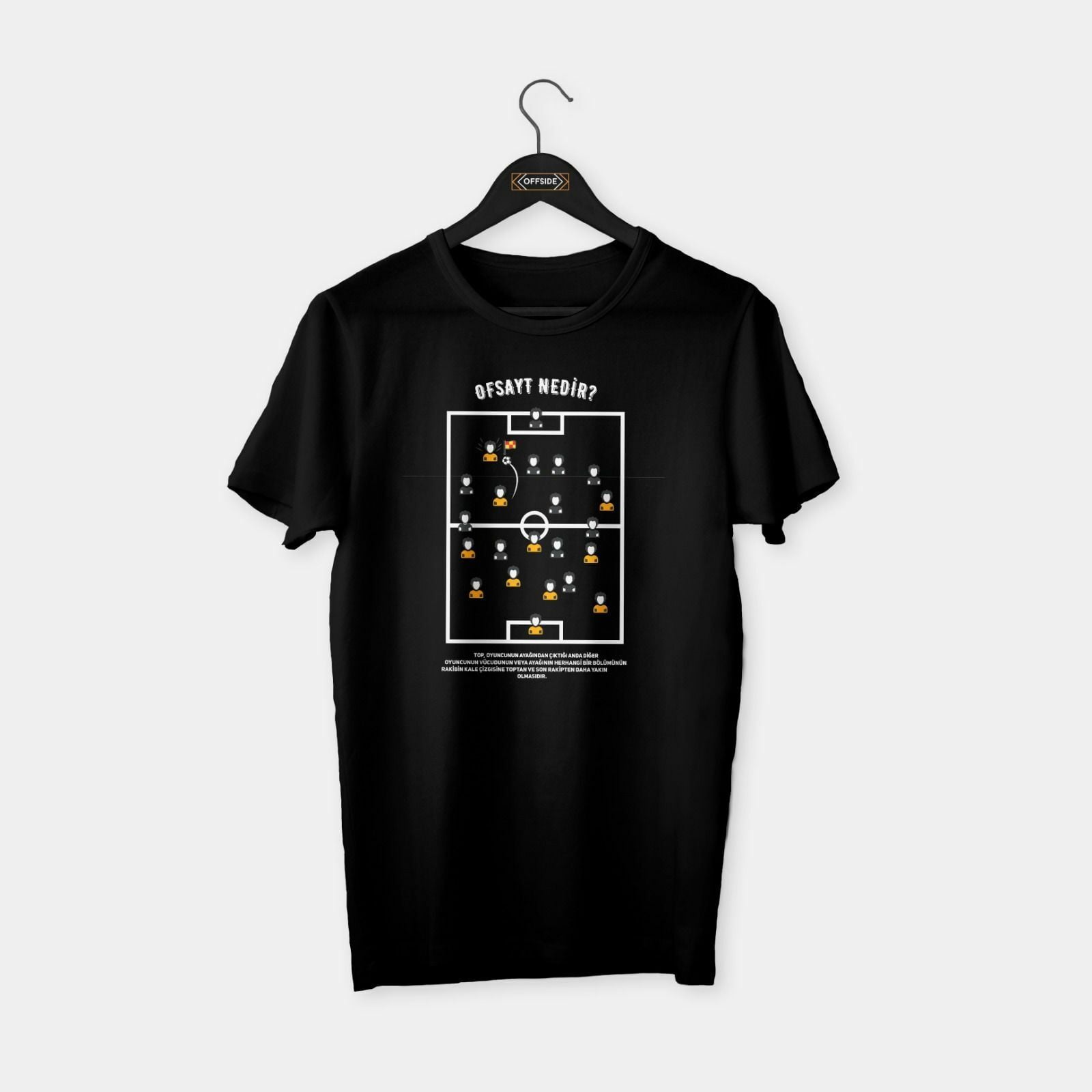 Ofsayt Nedir T-shirt Siyah - S