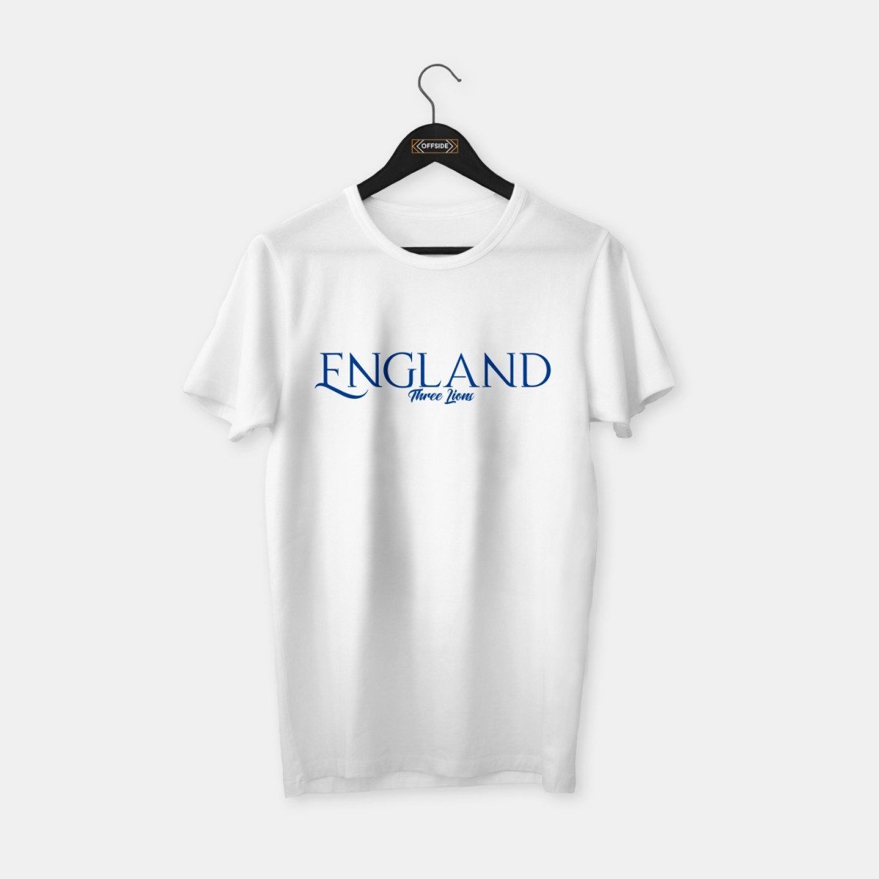England (İngiltere) 'Three Lions' T-shirt Beyaz - S