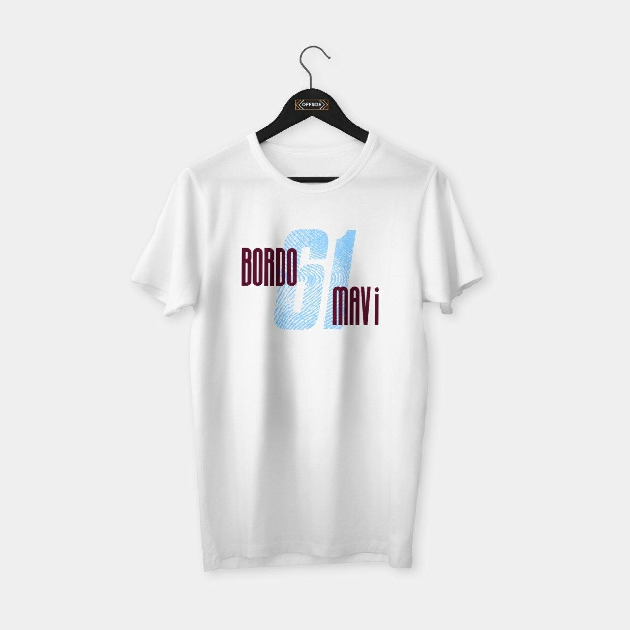 Bordo Mavi 1961 T-shirt Beyaz - XL