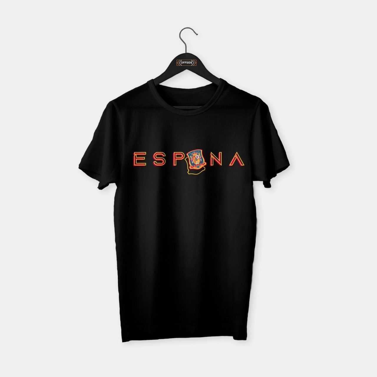 Spain (İspanya) 'Espana' - T-shirt Siyah - XL