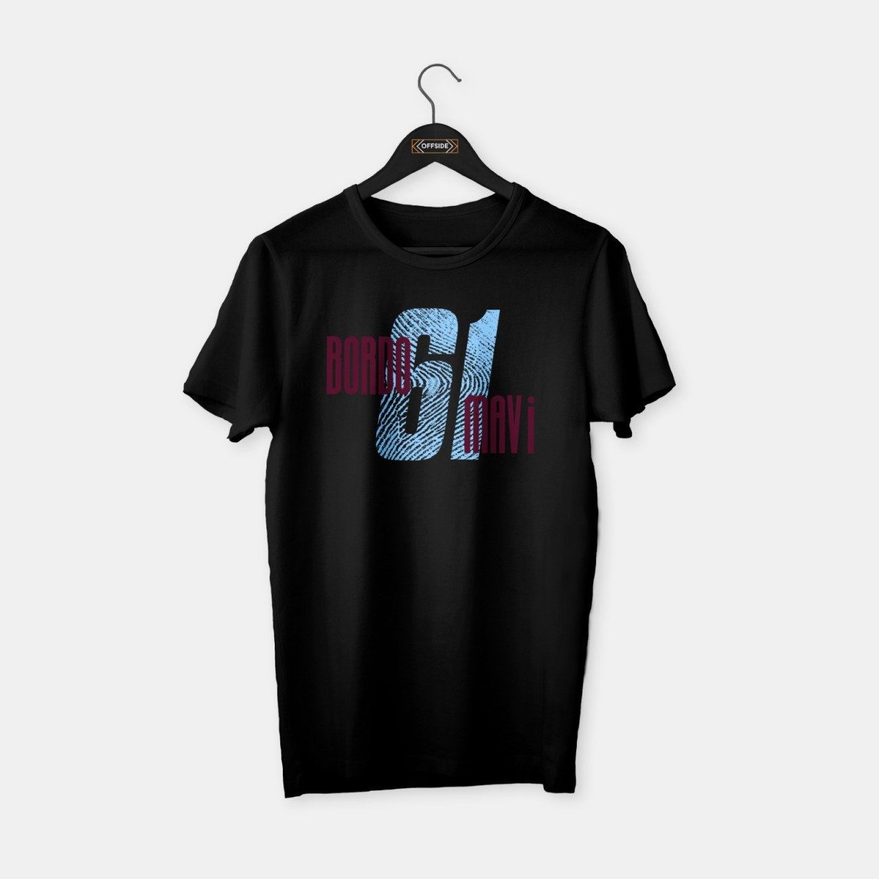 Bordo Mavi 1961 T-shirt Siyah - M