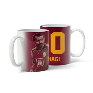 Gheorghe Hagi Dijital Çizim Tasarım Baskılı Kupa Bardak