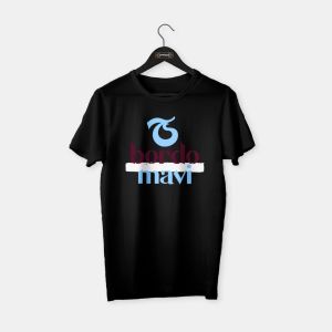 Trabzon - Bordo Mavi T-shirt Siyah - L