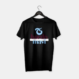 Trabzon - Bordo Mavi T-shirt Siyah - S