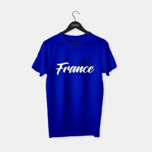 France (Fransa) II T-shirt Sax Mavi - XL