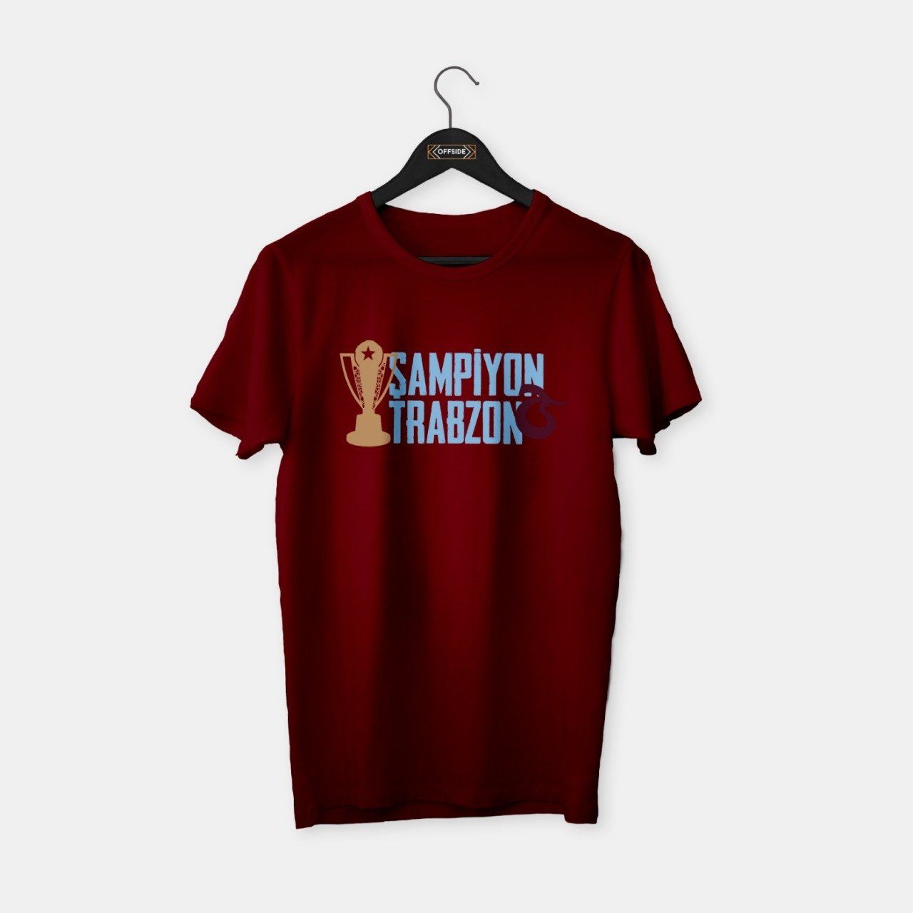 Şampiyon Trabzon T-shirt Bordo - S
