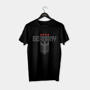 Germany (Almanya) II T-shirt Siyah - XXL