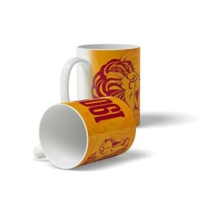 Aslan Tasarımlı Baskılı Kupa Bardak