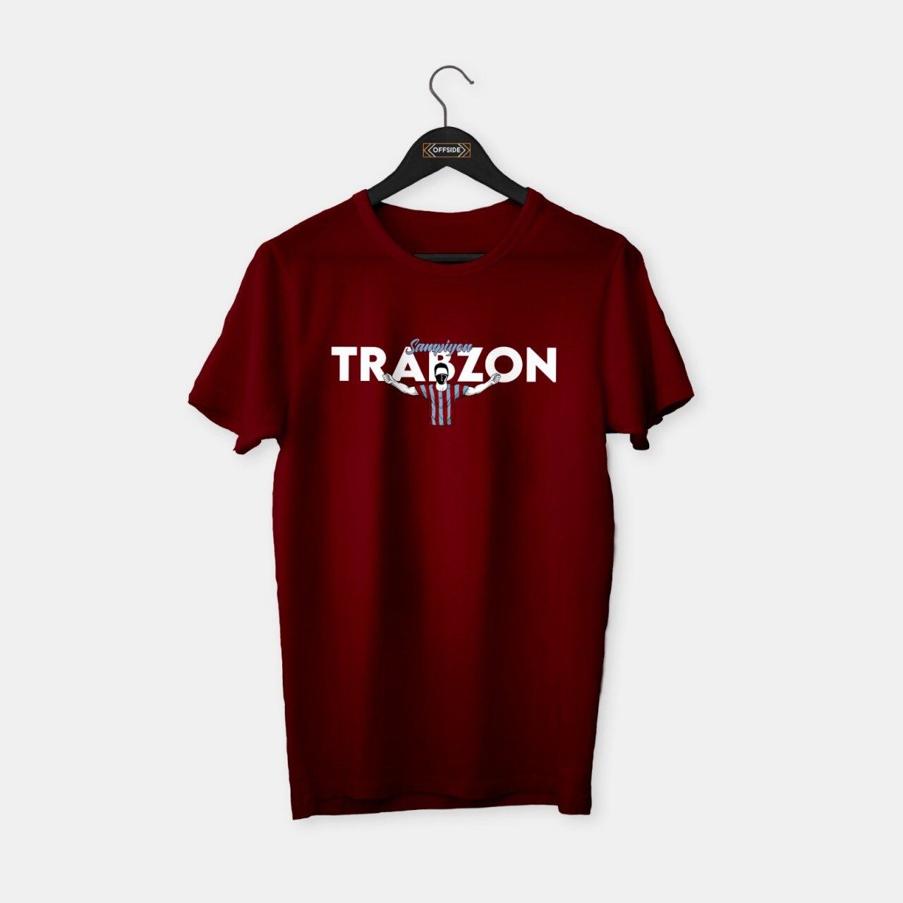 Şampiyon Trabzon 'Taraftar' T-shirt Bordo - XL
