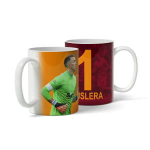 Muslera - Sarı Kırmızı Baskılı Kupa Bardak