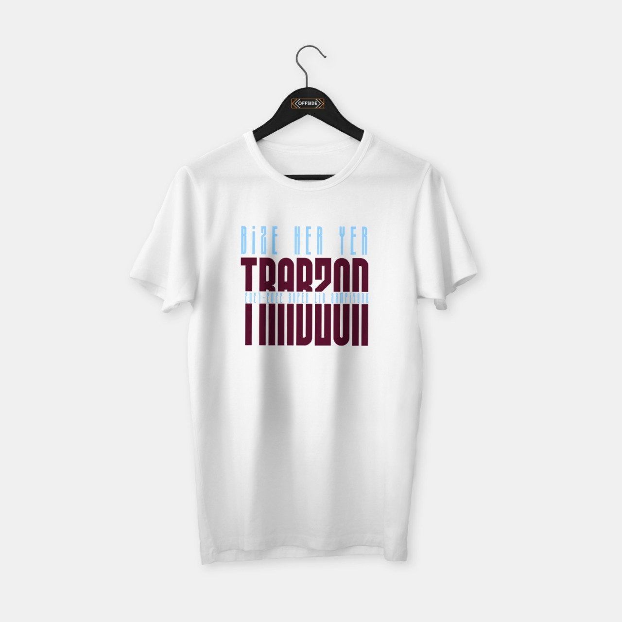 Bize Her Yer Trabzon T-shirt Beyaz - M