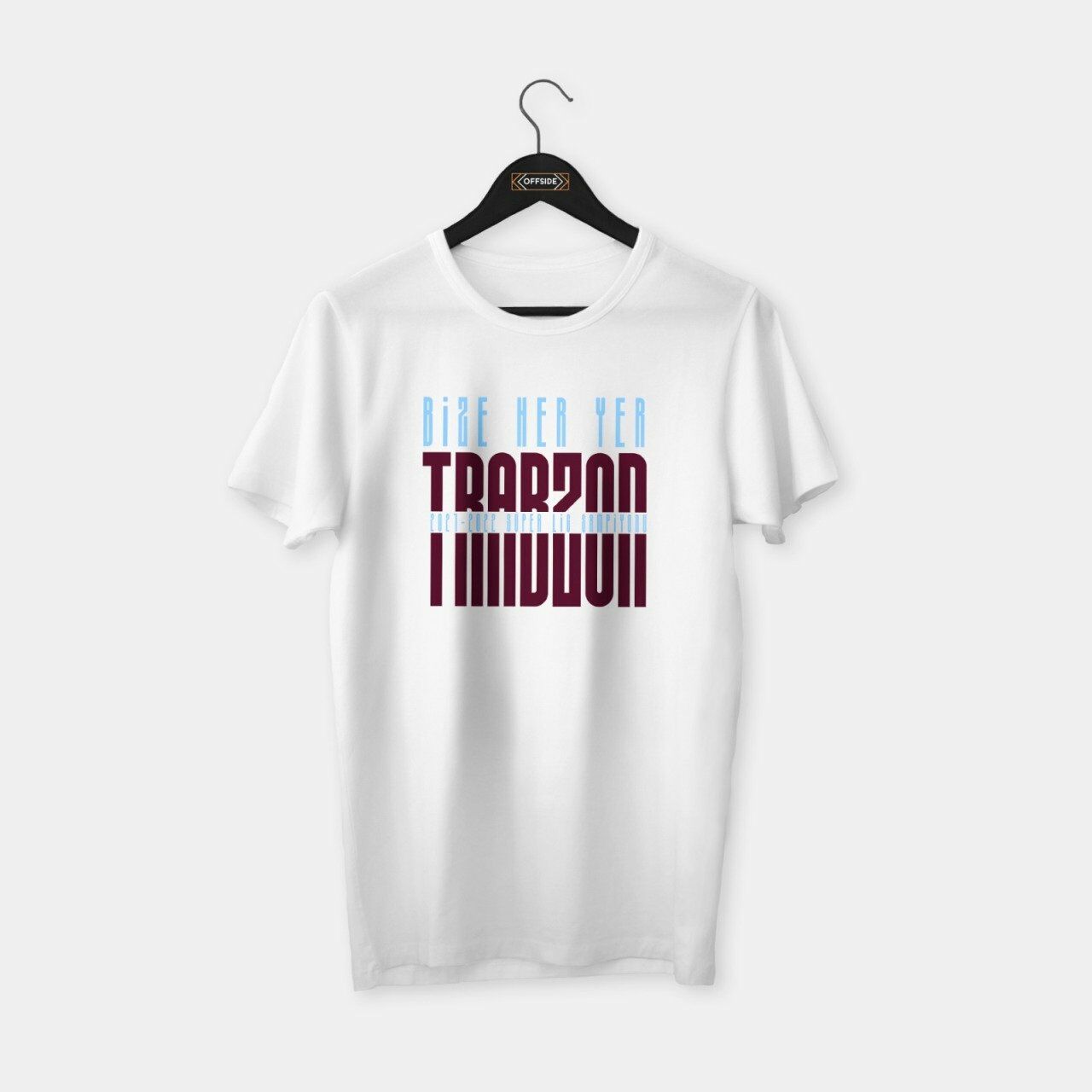 Bize Her Yer Trabzon T-shirt Beyaz - XL