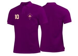 Fiorentina - I Viola Retro Polo Tişört
