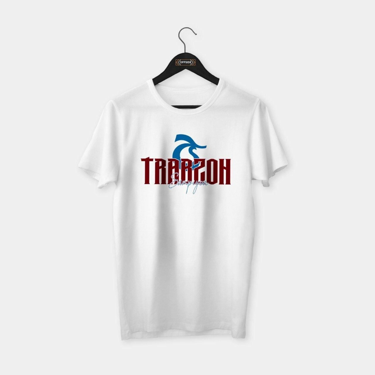 Trabzon 'Şampiyon' T-shirt Beyaz - L