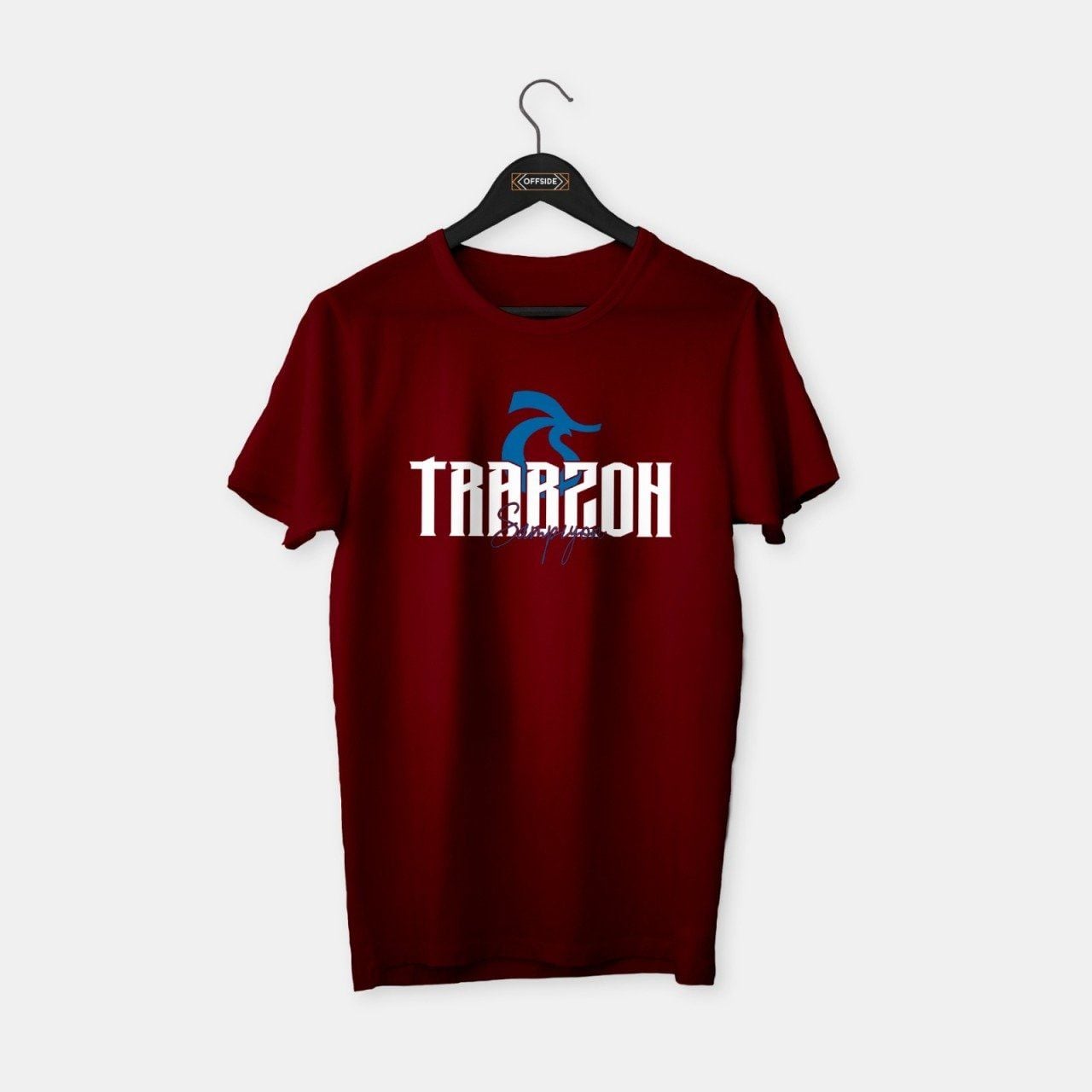 Trabzon 'Şampiyon' T-shirt Bordo - XXL