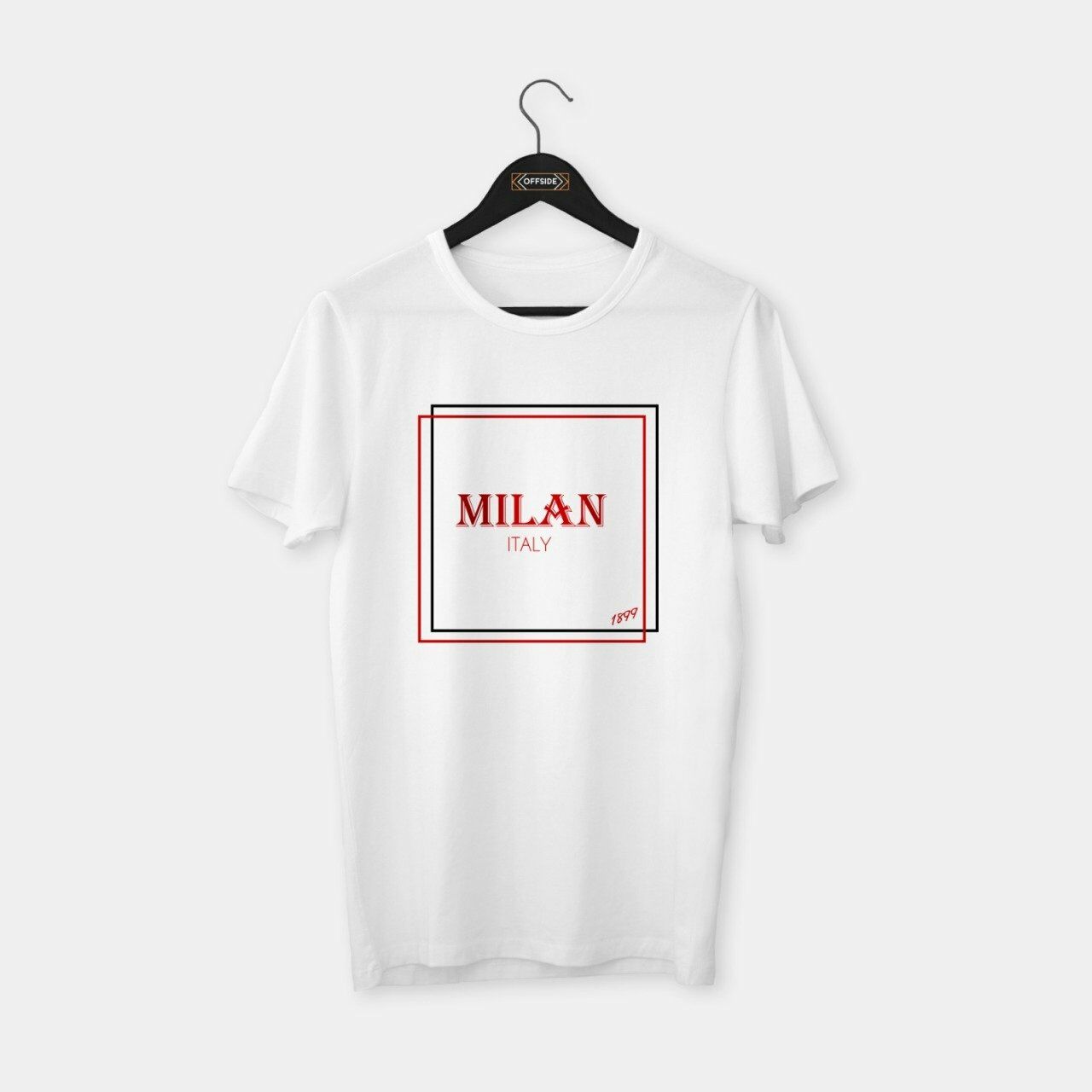 Milan Italy T-shirt Beyaz - M