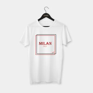 Milan Italy T-shirt Beyaz - XXL