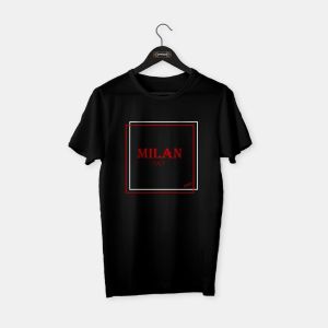Milan Italy T-shirt Siyah - XXL