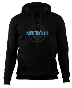 Manchester City - Manchester is Blue II Kapüşonlu Sweatshirt Siyah - L