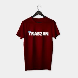 Trabzon Şampiyon 'Kasket' T-shirt Bordo - M