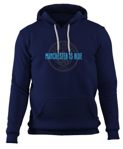 Manchester City - Manchester is Blue II Kapüşonlu Sweatshirt Lacivert - L