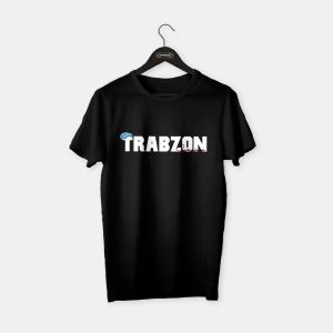 Trabzon Şampiyon 'Kasket' T-shirt Siyah - M