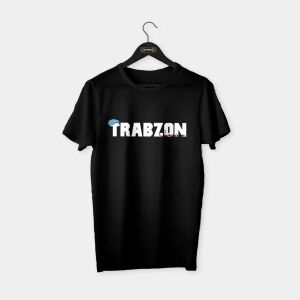 Trabzon Şampiyon 'Kasket' T-shirt Siyah - XXL