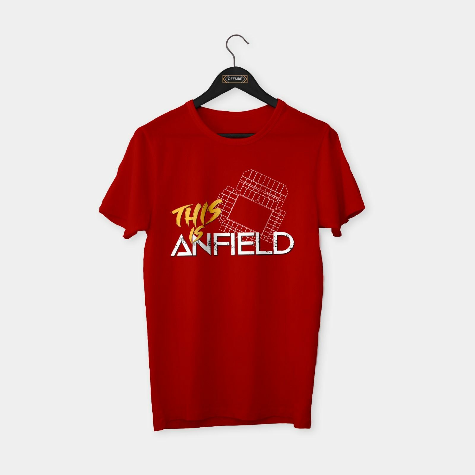 Liverpool -  This is Anfield! T-shirt Kırmızı - L